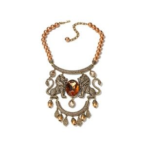 Heidi Daus Queen of the Jungle Beaded Necklace